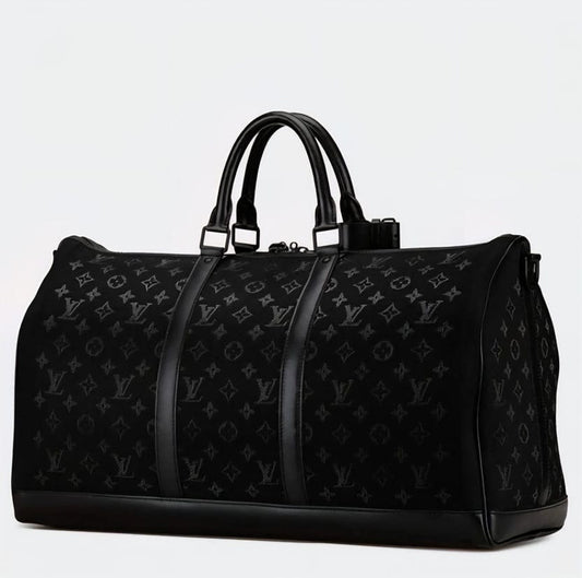 Louis Vuitton Keepall Bandoulière 50 Travel Bag - Black